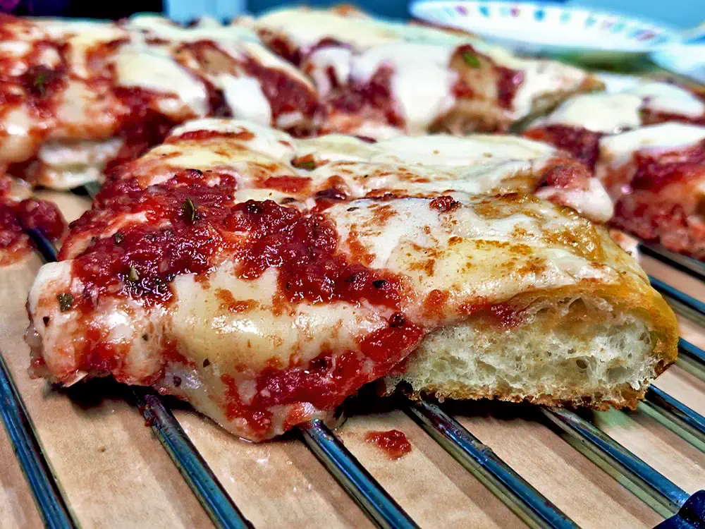 Sicilian pizza